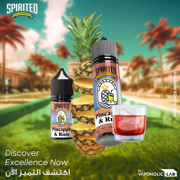 Spirited Pineapple & Rum Saltnic by VapoholicLab