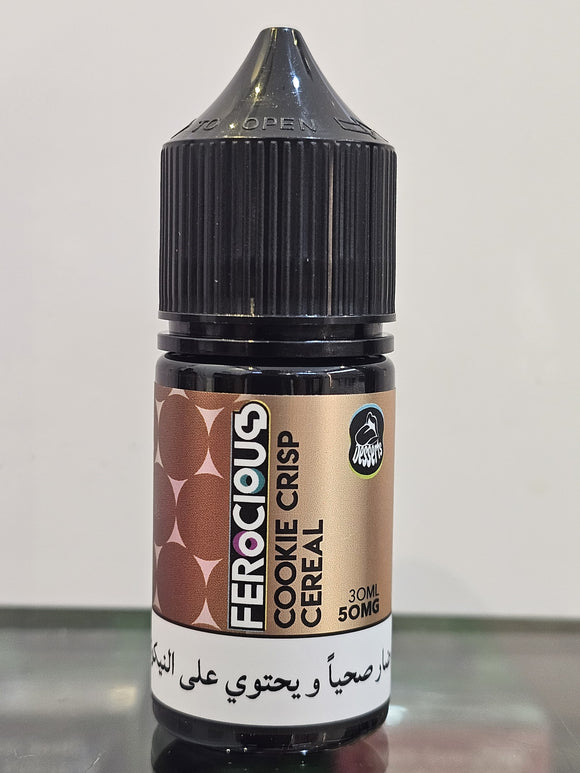 Ferocious Cookie Crisp Cereal SaltNic By VapoholicLabs
