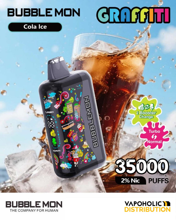BUBBLEMON GRAFFITI 35000 PUFFS 2% Nicotine 28ML(2+2)