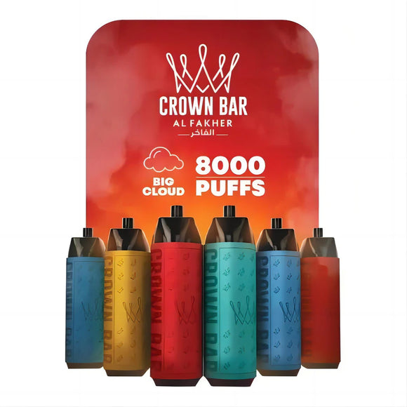 Crown Bar Al Fakher 8000 Puffs 5MG