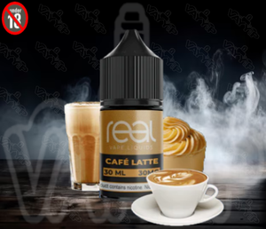 CAFE LATTE - REAL VAPE LIQUIDS SALTNIC 30ML