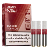 Aspire Nexi One Pre-filled Cartridges 20mg | Pack of 3