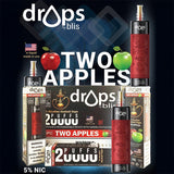 Drops By Blis 20000 Puffs Disposable Hookah 5%