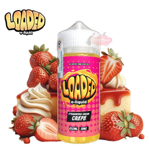 Loaded- Strawberry Cream  Crepe 100ml