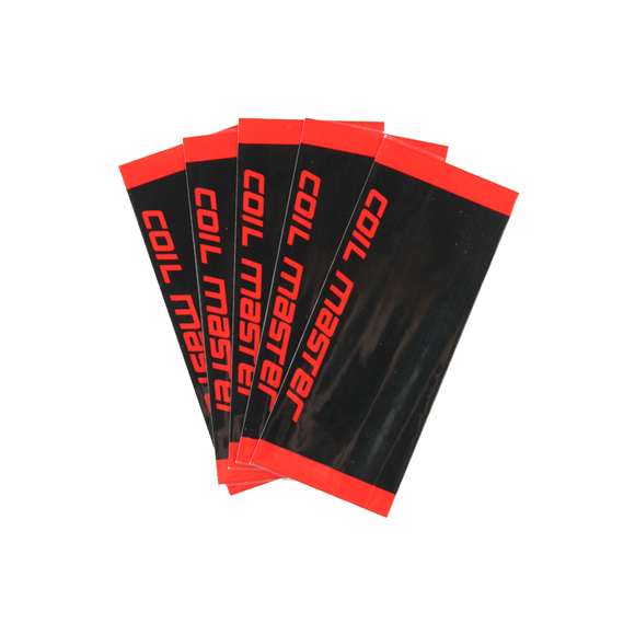 COIL MASTER 10PCS 18650 BATTERY WRAPS HEAT SHRINK PVC TUBING