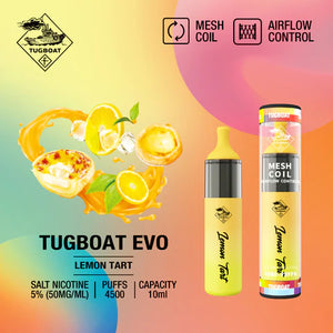 Tugboat Evo 4500 Puffs Disposable Vape