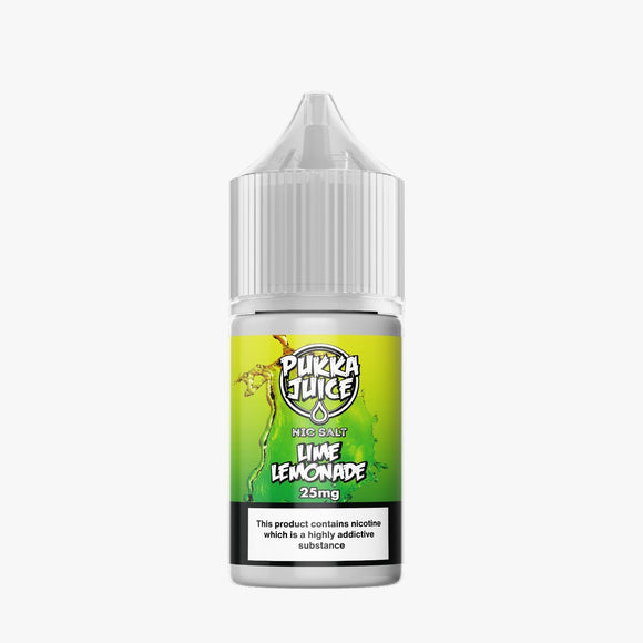 LIME LEMONADE SALTNIC BY PUKKA JUICE