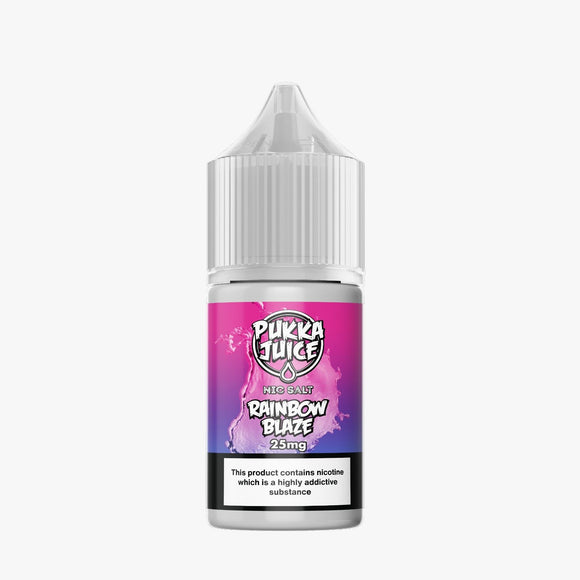 RAINBOW BLAZE SALTNIC BY PUKKA JUICE