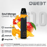 ILO QWEET DISPOSABLE POD 2500 PUFFS 20MG