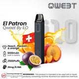 ILO QWEET DISPOSABLE POD 2500 PUFFS 20MG