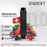 ILO QWEET DISPOSABLE POD 2500 PUFFS 20MG