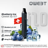 ILO QWEET DISPOSABLE POD 2500 PUFFS 20MG