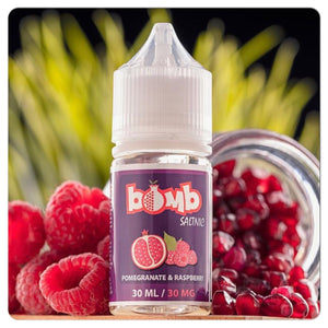 Bomb Pomegranate & Raspberry Saltnic 30ml