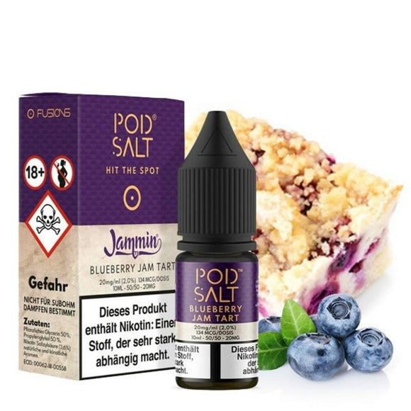 POD SALT Blueberry Jam Tart 30ML SALT NIC - VAYYIP