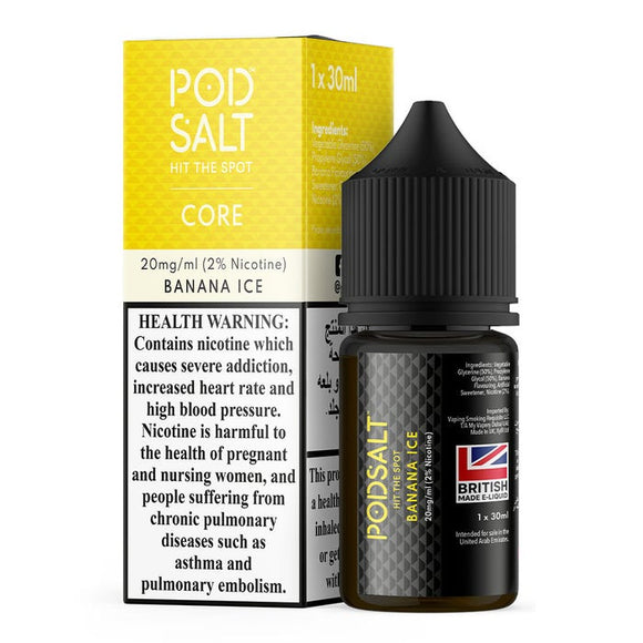 POD SALT CORE - BANANA ICE 30ML (UAE)